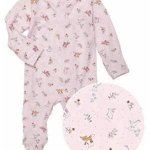Pink Kids One Piece with Animal Print
